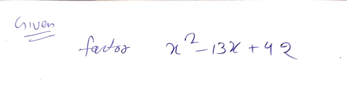 Algebra homework question answer, step 1, image 1